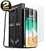 SUPCASE iPhone X, iPhone Xs Screen Protector, Full-Body Protective Case Friendly, Premium HD Tempered Glass Screen Protector (2-Pack) (Compatible with Apple iPhone X 2017,iPhone Xs 2018)