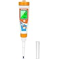 UIUZMAR Smart pH Meter for Food pH Test Kit for Sourdough and Bread Dough Professional Spear Sensor Food Tester Digital pH Meter for Sausages Meat Cheese Sushi Rice and Other Solid Semi-Solid