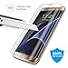 [Sensitivity Guaranteed] S7 Edge Glass Screen Protector,JR-Glass Full Coverage Curved Screen Cover for Samsung Galaxy S7 Edge,Crystal Clear