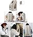 Koncle Inflatable Travel Pillow, Airplane Pillow, Ergonomic and Portable Head Heck Rest Pillow for Fully Support, Soft Flight Sleep, Designed for Planes, Cars, Buses, Trains (Grey)