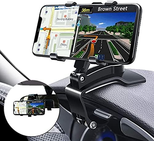 YAOKEEP Car Phone Mount 360 Degree Rotation Dashboard Cell Phone Holder