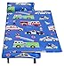 Wildkin Kids Microfiber Nap Mat – Soft Sleep Mat with Pillow, Ideal for School & Travel - Heroes