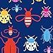 OAKI Oakiwear Kids Rubber Rain Boots with Handles, Bees & Ladybugs, 11T US Toddler