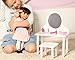 18 Inch Doll Vanity and Stool Set with Makeup Accessories- Playtime by Eimmie Collection