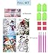 SanerDirect 4 Pack 5d DIY Christmas Snowman Diamond Painting Kits, Full Drill Paint with Diamonds Kits 12x16 inches