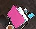 New Generation - PINK - 2 Pocket Presentation Folder / Portfolio 9.25 x 12 Inches Heavy Duty paper UV Glossy Laminated - 6 Folders per Pack in a Display Box