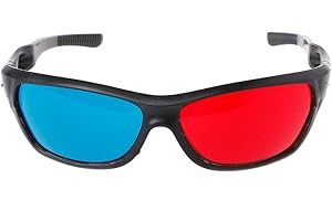 Kcjhagbd Red-Blue 3D Glasses/Cyan Anaglyph Simple 3D Glasses 3D Movie Game Kits for Various Viewing Demand 3D Movie Glasses 3D Glasses 3D Glasses for Movies 3D Glasses Blue 3D Glasses for Kids 3D
