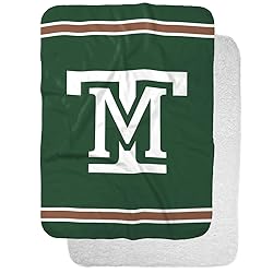 Montana Tech University Primary Logo Stripes Sherpa