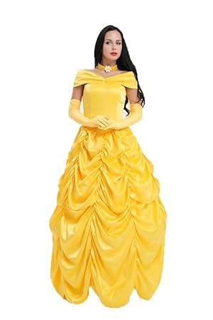 Disney belle costume adults uk Clearance