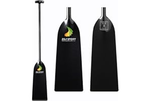Z&J SPORT Dragon Boat Paddle Carbon Fiber, IDBF Approved Paddle with T Handle for Dragon Boat Paddler, Full Carbon Dragon Boat Paddles for Dragon Boat Team