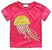 Fiream Girls' Cute Cartoon Print T-shirt(5778TZ,18M)