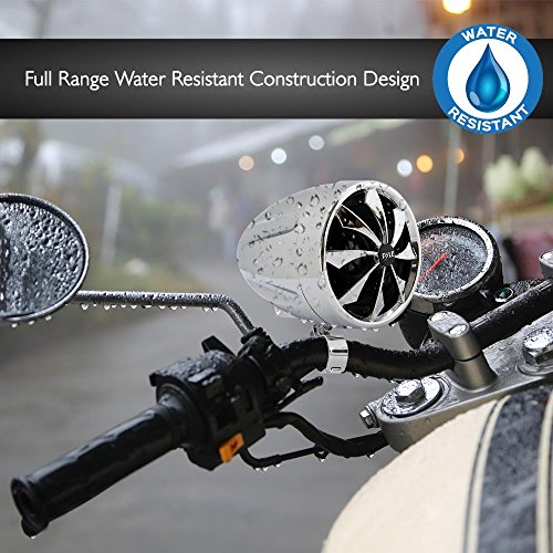 Pyle-PLMCS94-800-Watts-MotorcycleATVSnowmobile-Mount-with-Dual-Handle-bar-Mount-Aluminum-Die-Cast-Weatherproof-3-Inch-Speakers-Set-of-2