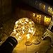 DORESshop LED A19 Filament String Light Bulbs, 15W Incandescent Equivalent, E26 Base Decorative Antique Filament LED Starry Fairy Light, Indoor Hanging Lights for Christmas Festival, Warm White, 2Pack