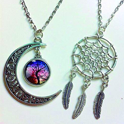 Mixed Color Mosaic Printed Glass Half Round Dome Cabochons Tree of Life for Jewelry Making 20mm 30pcs