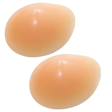 ONEFENG Falsche Brüste Silikon Brust BH Pads Damen Mastektomie BH Pads Bra Pads Nach der Operation BH Einlagen Silikon Brüste