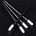 Jmkcoz 100pcs Disposable Lip Brush Lipstick Gloss Wands Applicator Eyeshadow Brush Makeup Tool Black Handle
