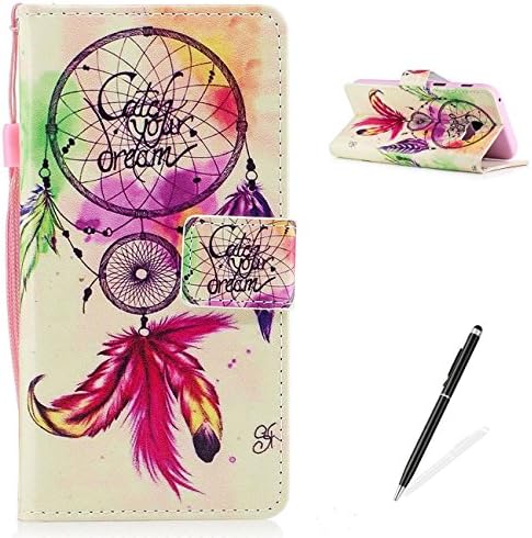 MAGQI For Samsung Galaxy A320/A3 2017 Case,Unicorn Mandala Star Sky Pattern Design Shell,Card Slots Holder Stand Function Magnetic Closure with Hand Strap Premium Soft PU Leather Wallet Cover - Campanula