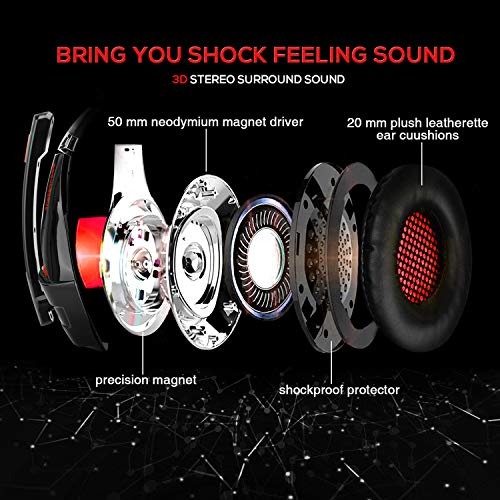 BlueFire Upgraded Professional PS4 Gaming Headset 3.5mm Wired Bass