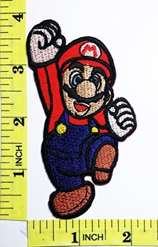 Super Mario Bros World patch Jacket T- shirt Patch Sew Iron on Embroidered Badge Sign Costum