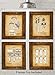 Original Bathroom Patent Art Prints - Set of Four Photos (8x10) Unframed - Makes a Great Gift and Bathroom Decor Under $20