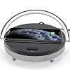 JACKYLED Bluetooth Speaker with Wireless Charger and LED Night Light Fast Charging Stand for Home Office Nightstand…