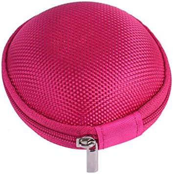 Celkase™,High Quality Protective Case For Earphone, Headset, Adapter, Bluetooth Devices & SD cards-Dk. Pink