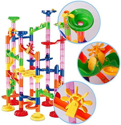dOvOb Marble Run Construction Building Blocks STEM Toys - Railway Set - Marble Games for 3~10 Years Old Boys & Girls Kids As Gifts