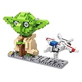 LOZ Diamond Star Wars Yoda and Fighter Nano-Block - 2 in Pack