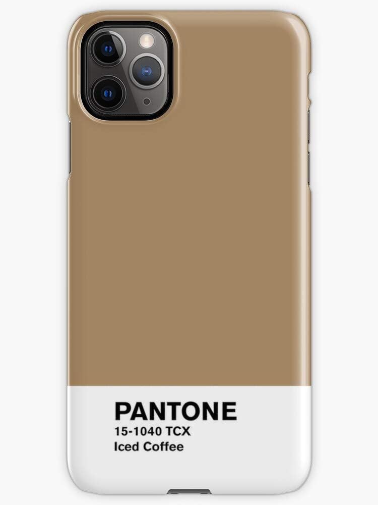 Iced CO-Ffee Pantone iPhone SO-Ft Case iPhone 7 Plus Case,iPhone 8 Plus Case,iPhone 6 Plus Case with Armor Dual with Heavy Duty Protection (iPhone 11 Pro Max)