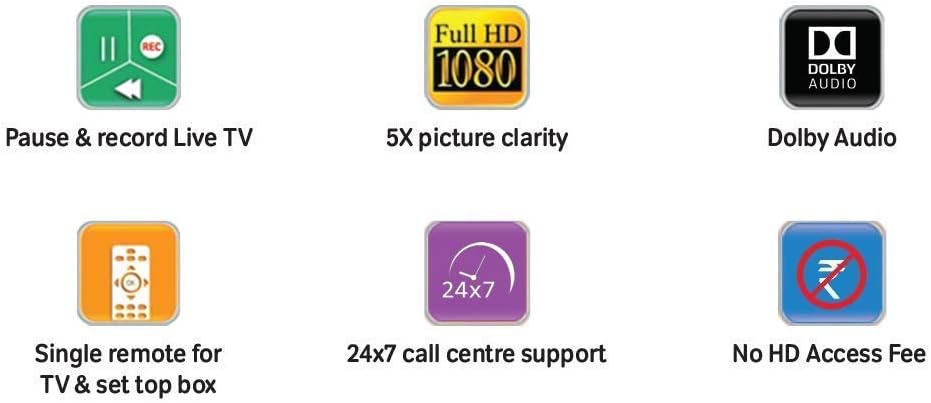 Airtel Digitaltv Hd Set Top Box With 6 Month My Family Amazon In Electronics