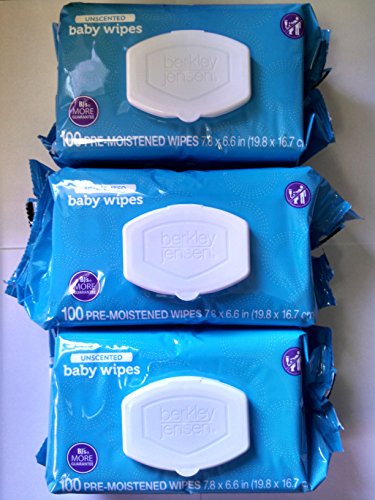 Berkley Jensen Unscented Baby Wipes, 100 Count Pre-Moistened Wipe Soft Pack (Pack of 3) - Thumbnail 3