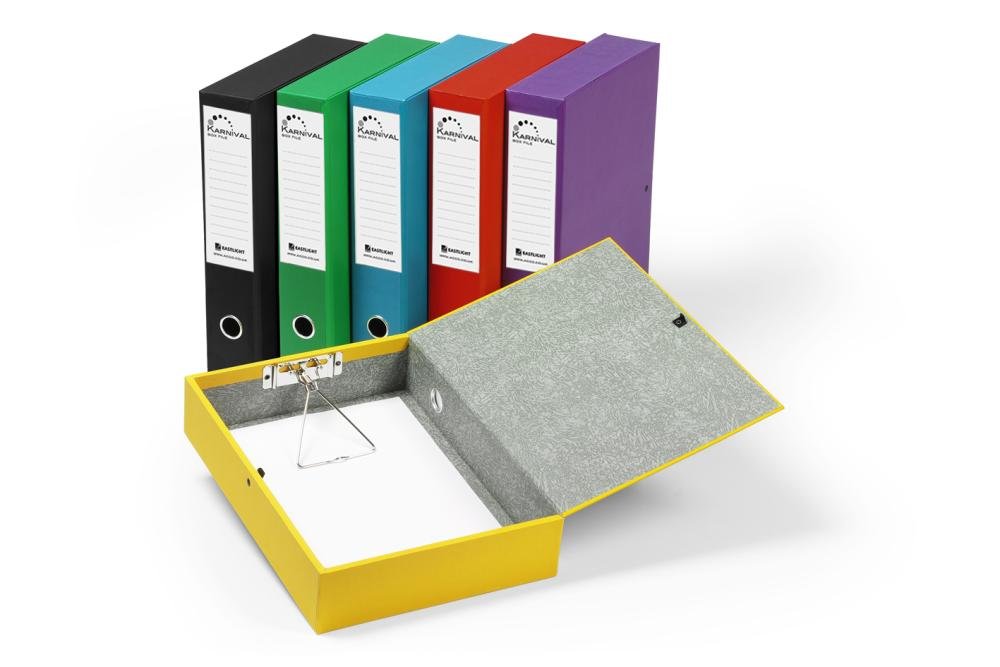 Rexel Eastlight Karnival Box File Foolscap Assorted Colours (5 Pack)