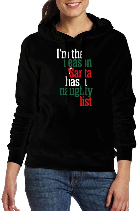 womens santa hoodie