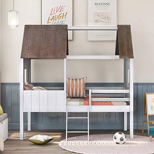 Wooden Twin Bed Frames for Toddlers Kids Bed Frame Twin Size House Bed