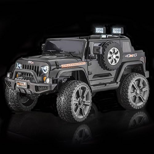 SPORTrax Awesome 4WD Kid's Ride On Vehicle, Battery Powered, Remote Control, w/FREE MP3 Player - Black
