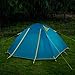 Weanas Professional Backpacking Tent 2 3 4 Person 3 Season Weatherproof Double Layer Large Space Aluminum Rod for Outdoor Family Camping Hunting Hiking Adventure Travel (Azure, 3-4 Person)