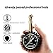 Leekoo Heavy Duty Mechanical 60PSI Tire Pressure Gauge with 2