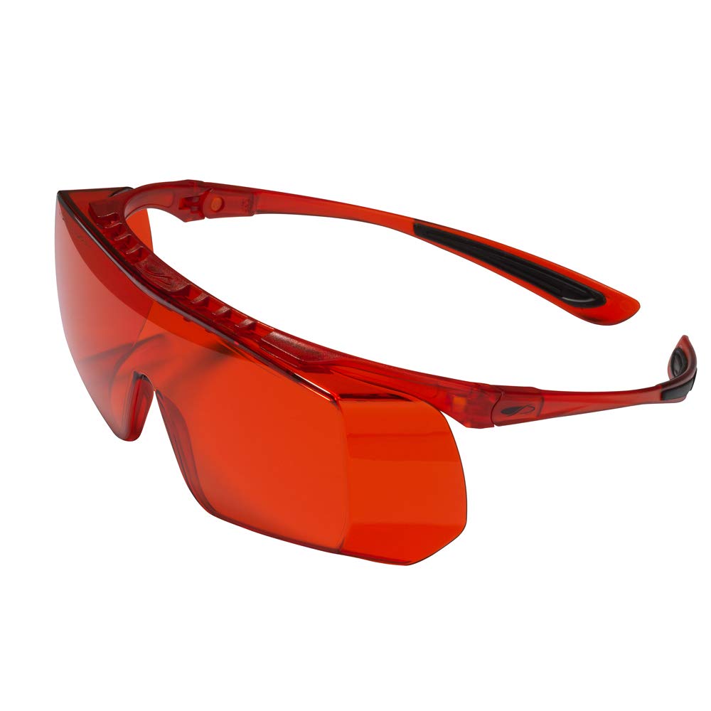 JSP Coverlite Premium Lighweight Safety Over Spectacles UV Orange 550 Fits Over Prescription Eyewear Optical Class 1 Lens (1COV23OR550)