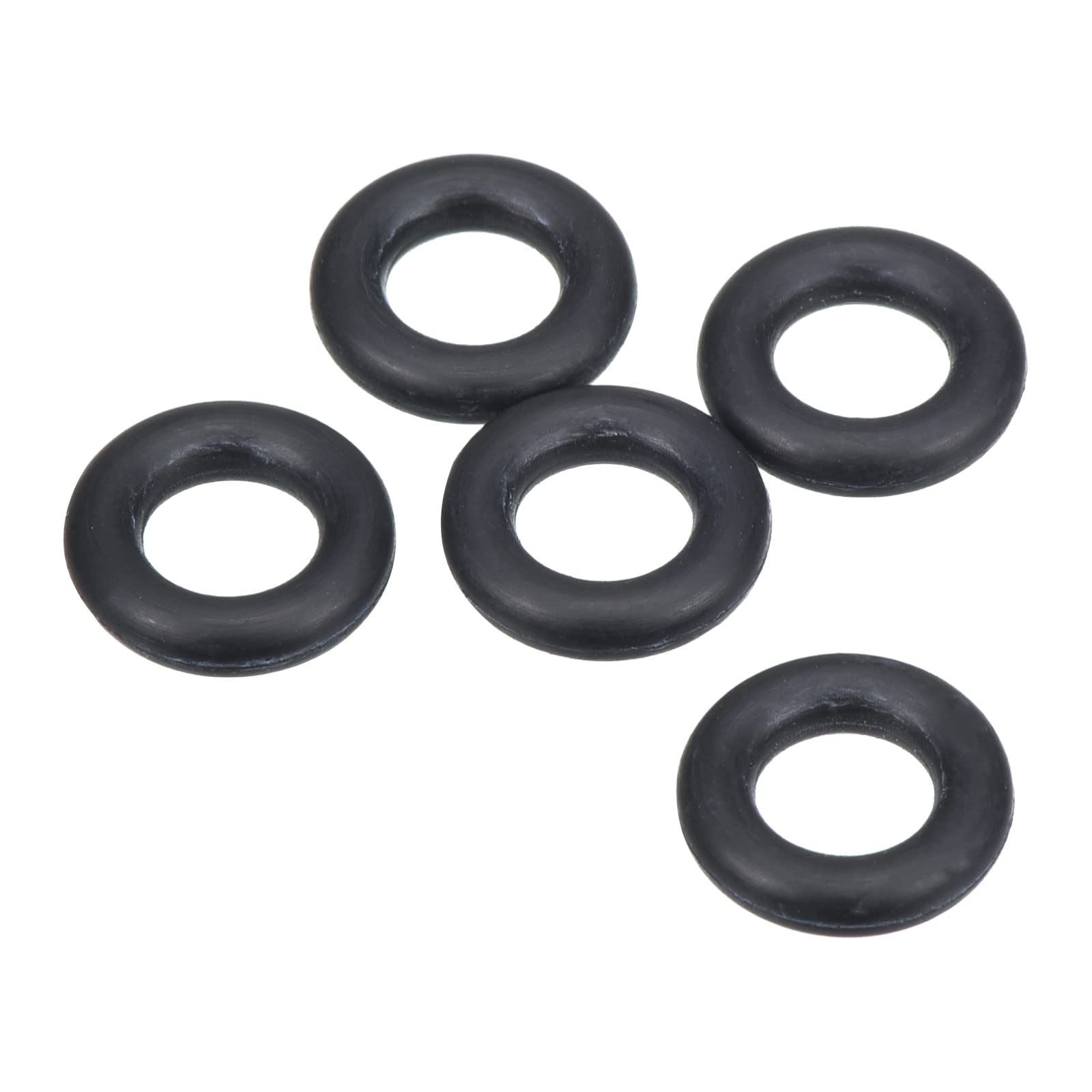 PATIKIL Nitrile Rubber O-Rings 11mm OD 6mm ID 2.65mm Width, 5 Pcs Metric Sealing Gasket for Faucet Plumbing Automotive Repair, Black