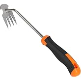 Carrie Rowe Weed Remover Tool,Garden Weed Tool, Portable Garden Weeding Tool for Vegetable Gardening Backyard Farm Planting &amp; Weeding (Rubber Handle)