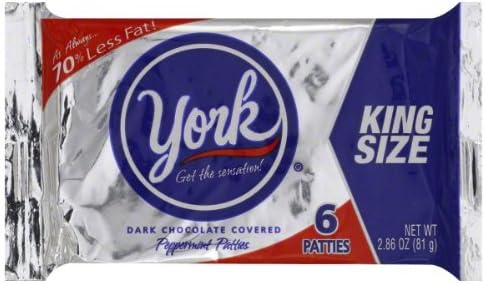 York Peppermint Patties - King Size (2.86 oz each) Pack of 3