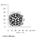 BINGER Mens Date Black Sports Chronograph Watches Stopwatch Timer Leather Strap Luminous Numerals
