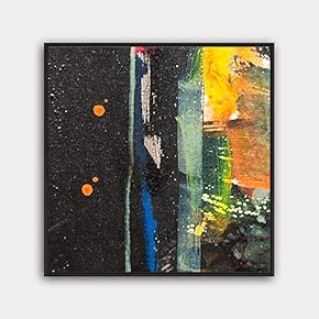 Framed Canvas Wall Art Abstract Canvas Prints Home Artwork Decoration for Living Room,Bedroom - 16x16 inches