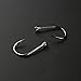 Tinksky 10 Multiple Sizes Fishing Hooks Fish Hooks Fishhooks Size 6 to 15,Pack of 500