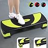 ACTIVE FOREVER Steppers for Exercise 3 Levels, Aerobic Step Board, Adjustable Height 10cm/15cm/20cm, Steps Equipment for…
