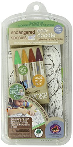 Endangered Species by Sud Smart  Eco-Doodle Table Top Activity Mat Set
