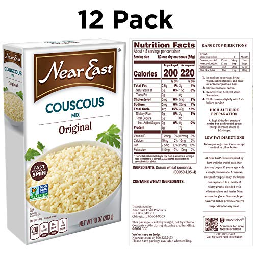 Near East Couscous Mix, Original, 10oz Boxes (12 Pack) Pricepulse