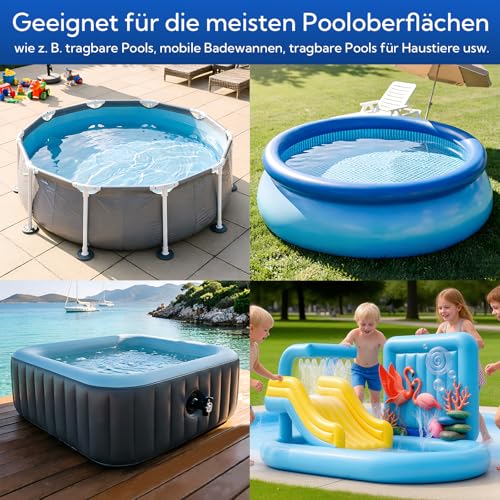 AVAKY Swimming Pool Repair Tape Kit, 10 x 350 cm Underwater Adhesive Tape for Swimming Pool, Transparent, PVC Patches for Pool, Accessories for Swimming Pool Above Ground for Inflatable Mattress Liner