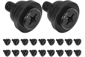 Gatuida 20pcs Hard Drive Screws for Mounting Hard Disk Shock Absorption for and Computer