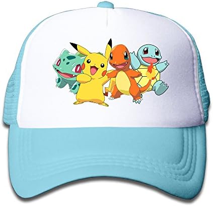 Pokemon Pikachu Charmander Squirtle Children Winter Baseball Hat Fitted A Kid's Youth Cap